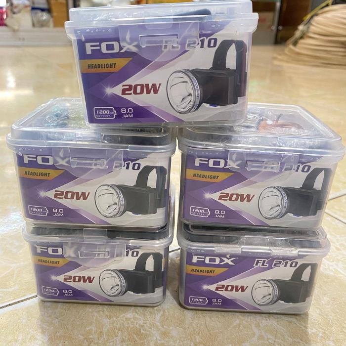 Gemilang Karya (Isi 5Pcs) Senter Kepala Fox Fl-210/Senter Kepala/Senter/Headlight