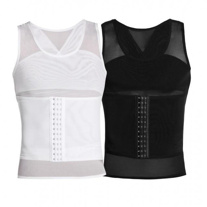 Korset Pria Pelangsing Perut Belly Vest for Men memperbaiki postur tubuh bagian atas