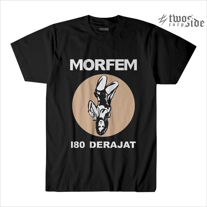 Navero-Two Side Baju Band Morfem Series Dewasa T-shirt Kaos Musik Katun Premium Original Atasan