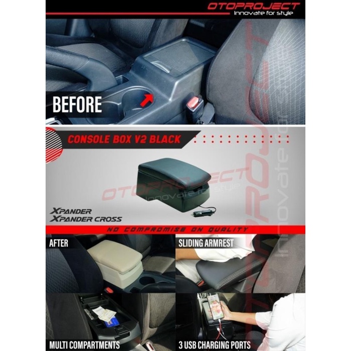 Bagus Console Consule Box Arm Rest Xpander Cross Armrest Consul Otoproject