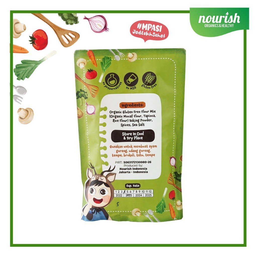 

Promo Terbaru Nourish Tepung Bumbu Serbaguna Gluten Free / Tepung Mpasi / Tepung No Msg