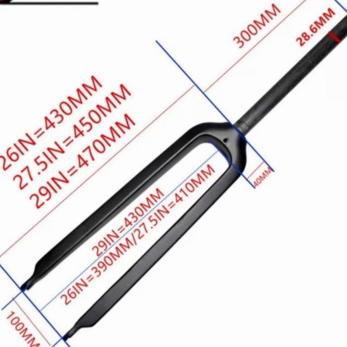 FORK CARBON EC90 DISCBRAKE BALAP MTB RIGIT RITCHEY RIGID BRAKE DISK