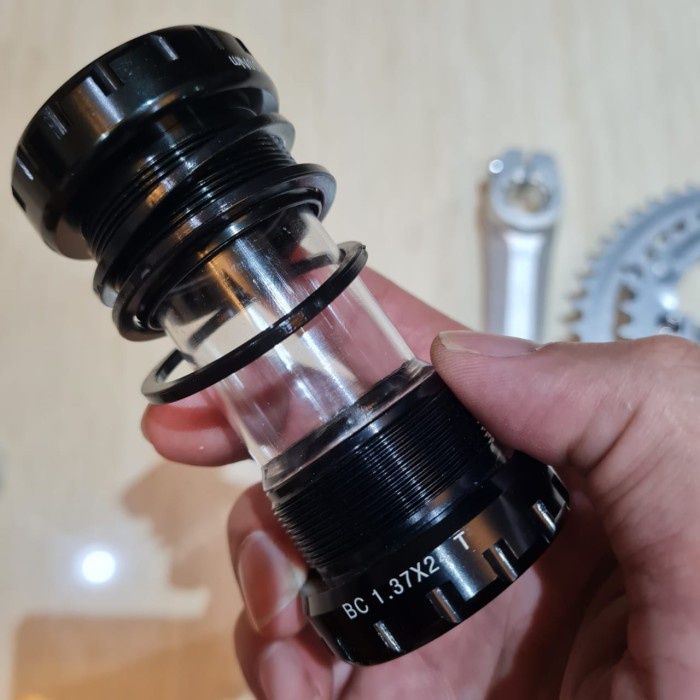 CRANKSET GT HALF5 CRANK SET DOUBLE SPEED 52T 42T HT2 LUCE RAZE LITEPRO