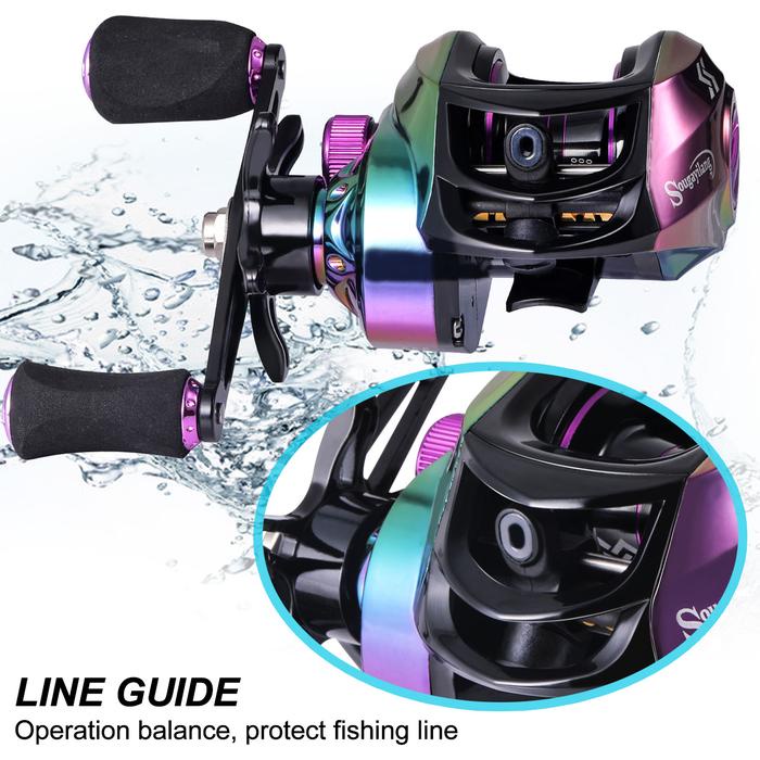 Ready Sougayilang 18 + 1BB Metal Reel Pancing Mesin Memancing Ultra Ringan 10 KG MAX Drag Power