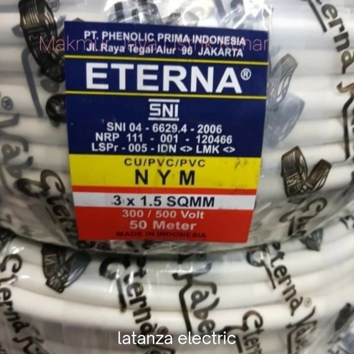kabel nym 3x1,5 eterna