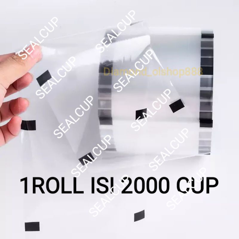 PLASTIK LID CUP SEALER CUP POLOS KARTUN PLASTIK SEAL 2000 GELAS