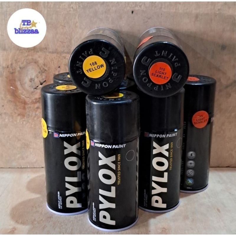 UM1 Pylox Yellow 1 Pylox Lht Scarlet 115 Pylox Kuning 1 Pylox Orange 115 Pilox Pilok Pylox Nippon