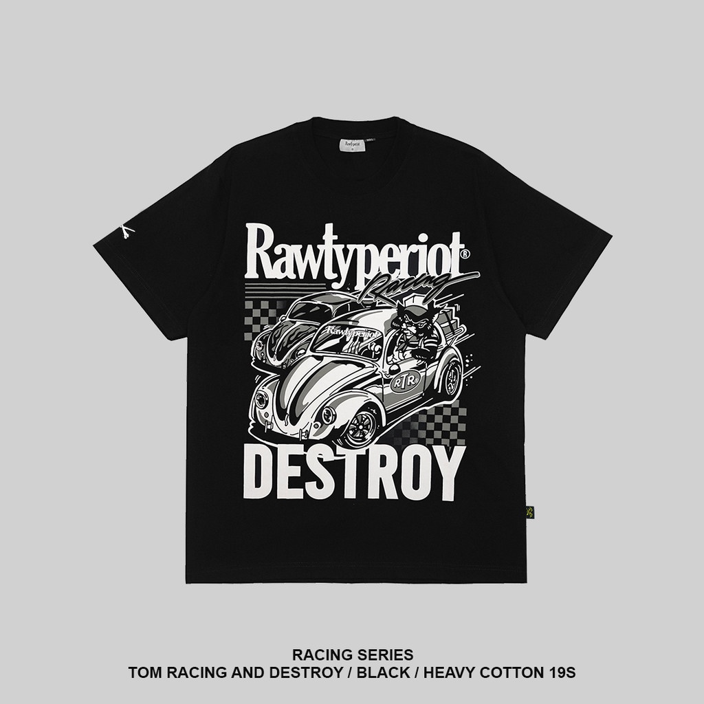 【HOT】RAWTYPE RIOT Tom Racing And Destroy - Black