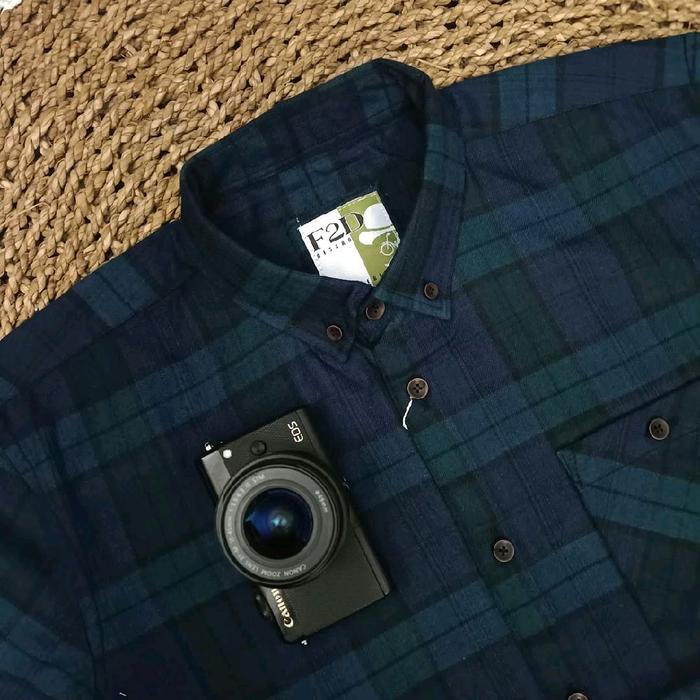 Zeno-53 KEMEJA FLANEL F2D BAHAN SEMI WOOL PREMIUM