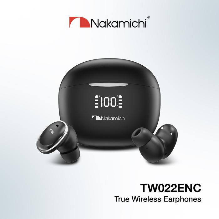 Nakamichi TW022ENC True Wireless Earbuds Bluetooth Earphone TWS Gaming HD Earphones