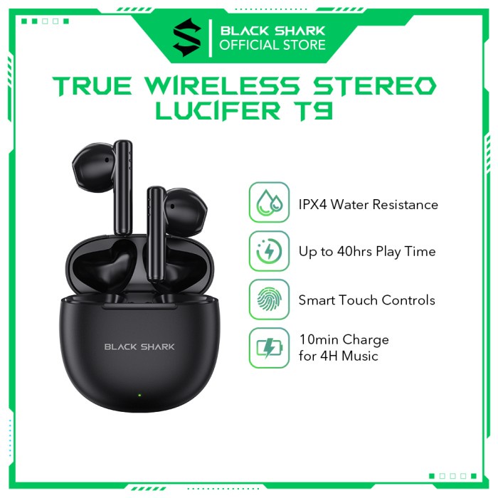 Black Shark Lucifer T9 TWS Bluetooth 7.5 Hours battery life