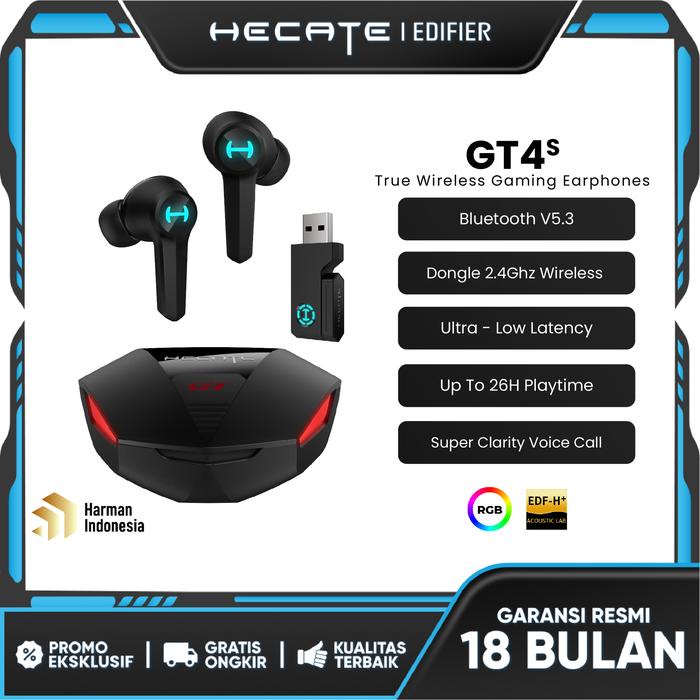 EDIFIER HECATE GT4 S True Wireless Gaming Earphone