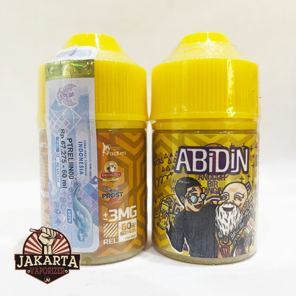 ABIDIN V2 ANGGUR DINGIN LEMON 60ML 3MG BY VAPE PACKERS