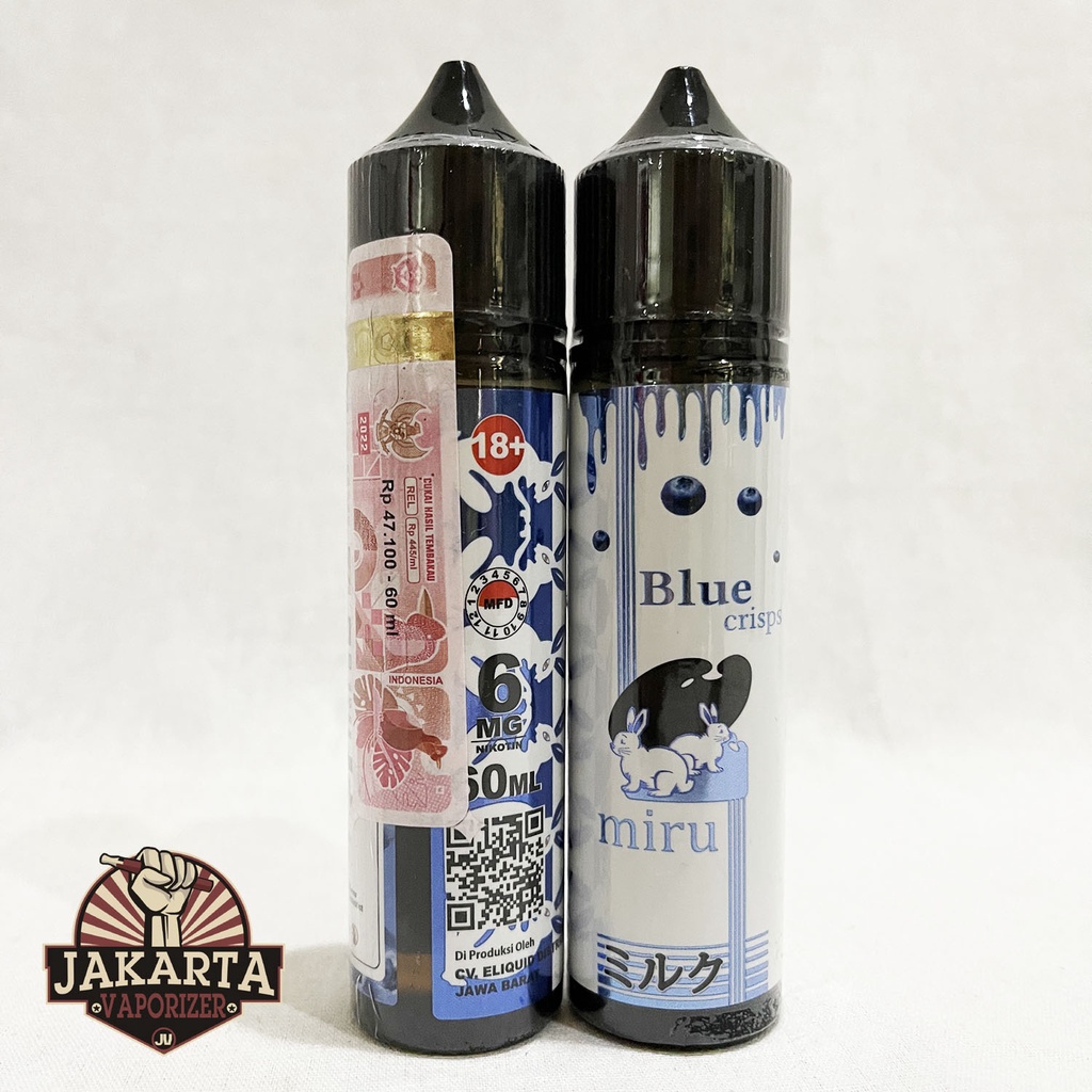 MIRU BLUE CRISPS BLUEBERRY CRACKERS 60ML 3MG 6MG BY JOZOJO
