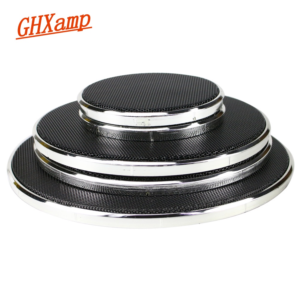 GHXAMP 2PCS 1 inch 2 inch 6.5 inch Speaker Grill Mesh Enclosure Car Loudspeaker Protective Cover Twe
