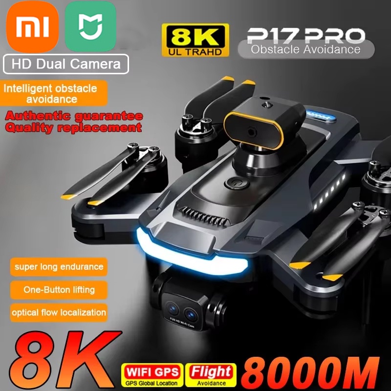 Mijia P17 Pro Drone 8K 5G GPS Professional HD Aerial Photography Four-Camera Omnidirectional Obstacl