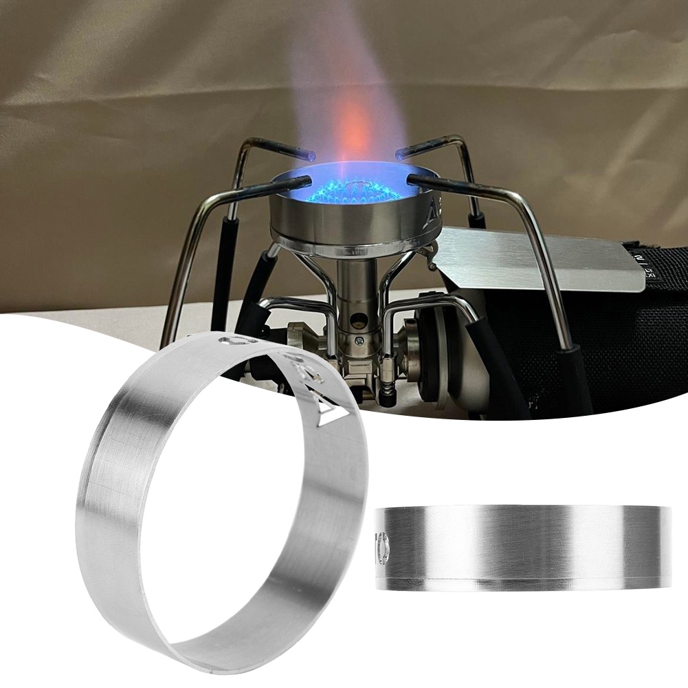 Gather Fire Windshield Gas Stove Burner Cover Windproof Wok Burner Ring Lightweight Stainless Steel 