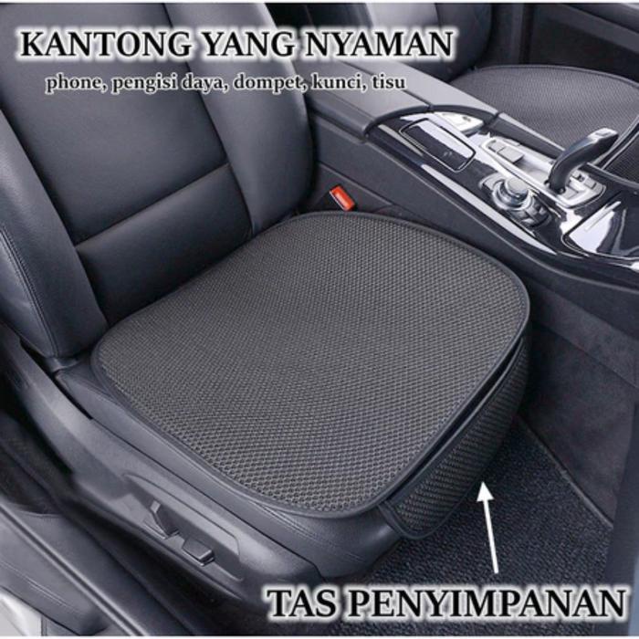Sutra Es Cover Jok Mobil Baris Depan Belakang Alas Duduk Jok Mobil Bantal Kursi Mobil Fungsi