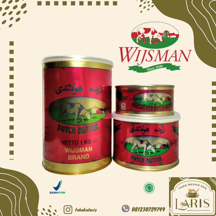 

Wijsman Dutch Butter (tersedia berbagai ukuran kemasan)