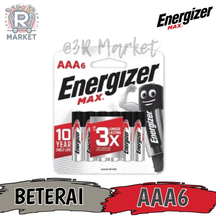

Energizer Max AAA6 Baterai Energizer