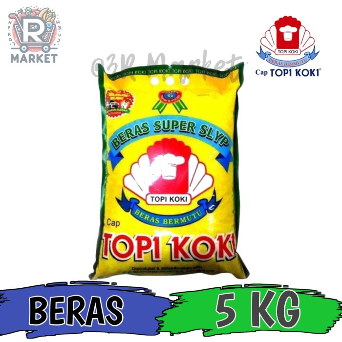 

Beras Cap Topi Koki Beras Super Slyp 5Kg