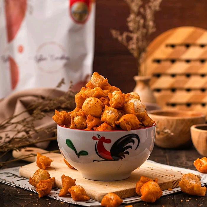 

CG325 500 gram Siomay mini Pedas Daun Jeruk Cemilan Instan Food Seblak CUCI GUDANG