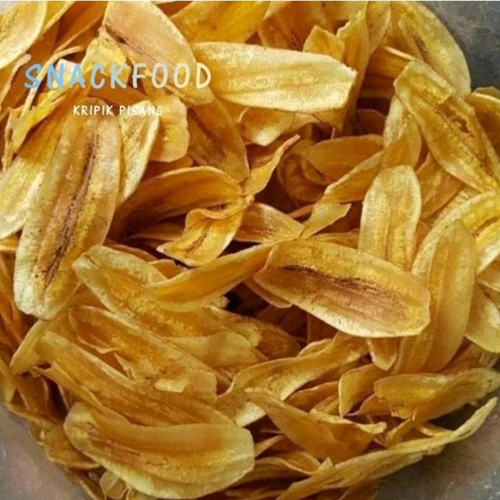 

QD564 KRIPIK PISANG KEPOK ASIN GURIH Keripik Snack Cemilan Kering Crispy Food makanan instan dodol