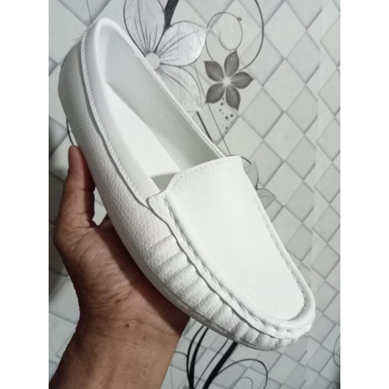 F YUMAIDA/ SEPATU KARET PANTOFEL WANITA KHUSUS PUTIH S SIZE 37-40