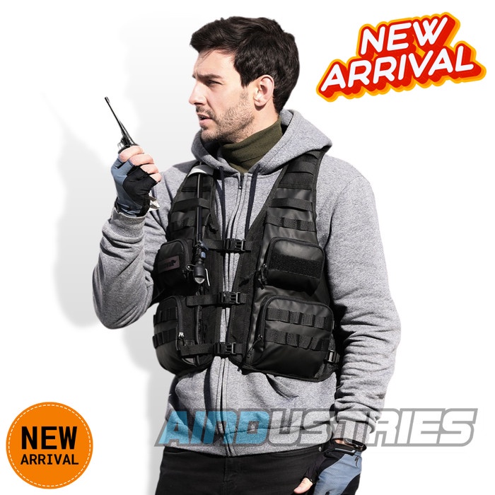 Vest Bag Rompi Rider Touring Model Taktis Vest Pria Motor Biker