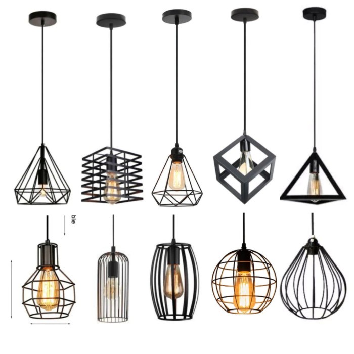 LAMPU GANTUNG CAFE OUTDOOR