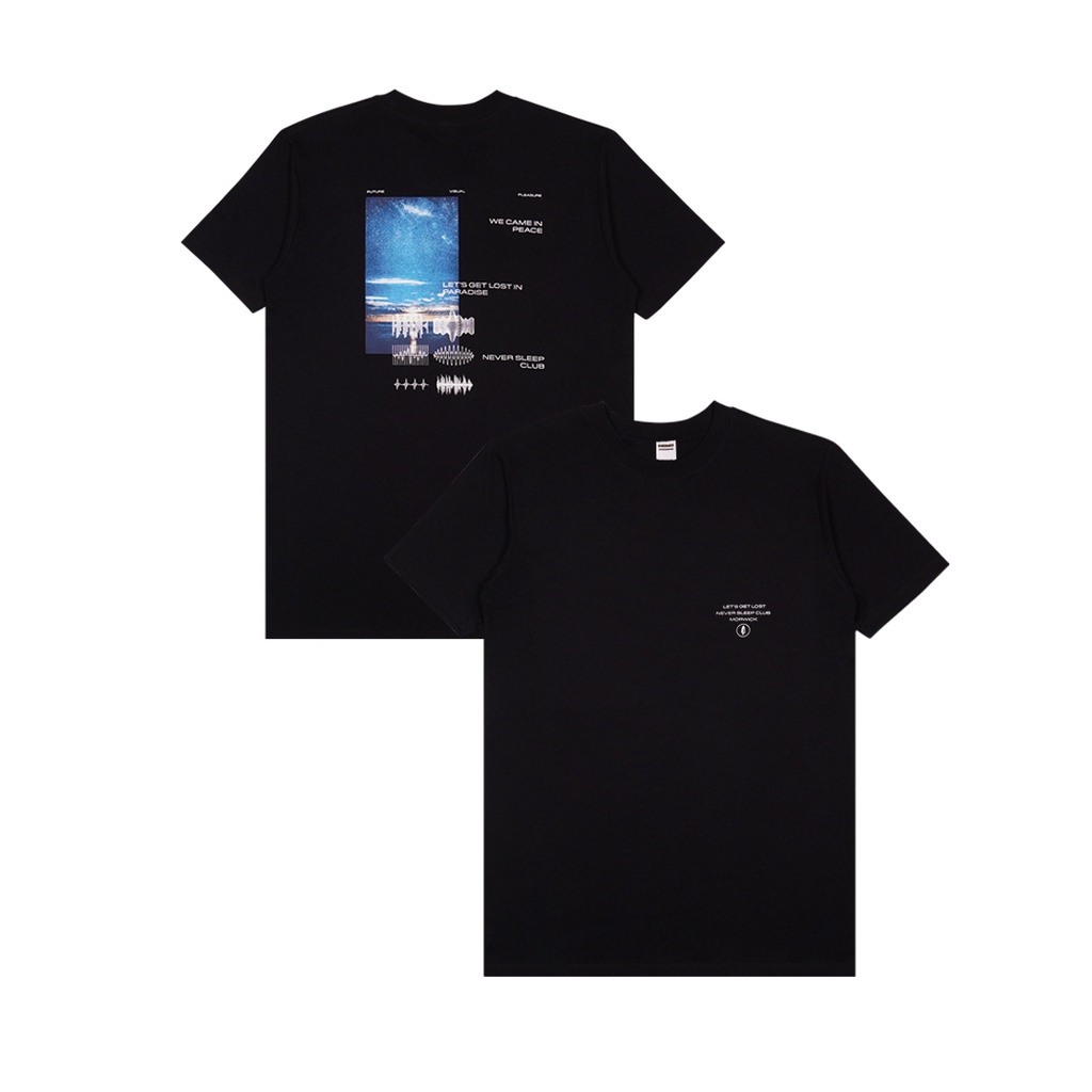 【COD】 MORWICK - Kaos Short Sleeve Lengan Pendek Pria - Get Lost - Hitam