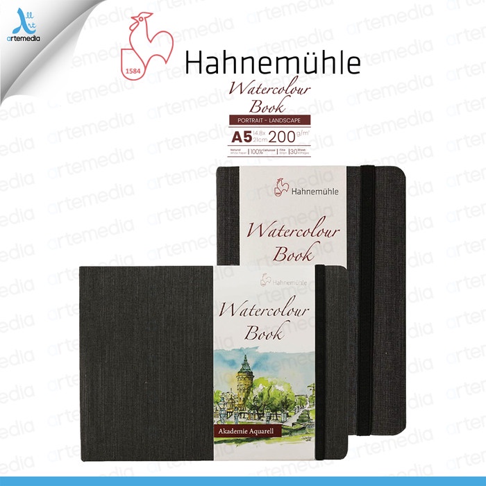 

TERBARU Kertas Cat Air Hahnemuhle A5 Watercolor Paper Sketchbook