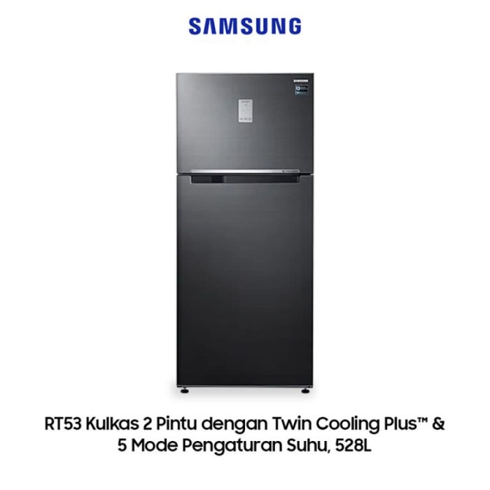 Samsung RT53 RT53K6231BS/SE Digital Inverter Kulkas 2 Pintu 528L