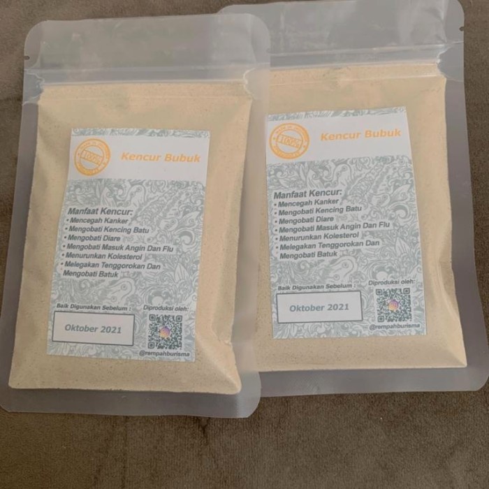 

TERMURAH!! Kencur bubuk premium / serbuk kencur original