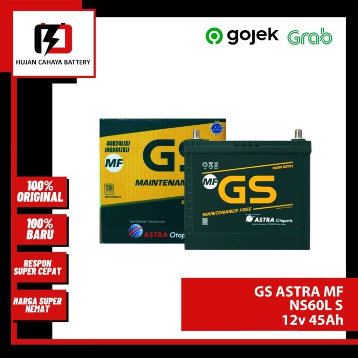 PROMO AKI MOBIL GS-A MF NS60LS / NS-60-L(S) / NS 60 L S - AKI VIOS NEW / TRD READY