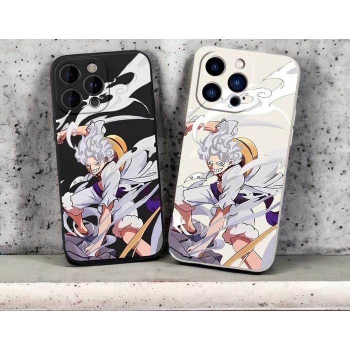 Najwa Gadget Case Samsung A31 A51 One Piece Luffy Nika Gear 5 Free Tali Lanyard Softcase Silicone