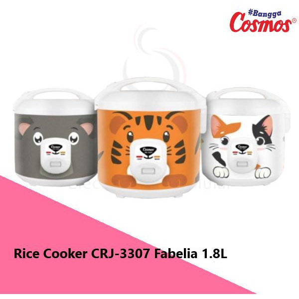 MAGIC COM COSMOS CRJ-3307 RICE COOKER 3307T 3307C 3307K FABELIA SERIES 1.8 LITER LISTRIK