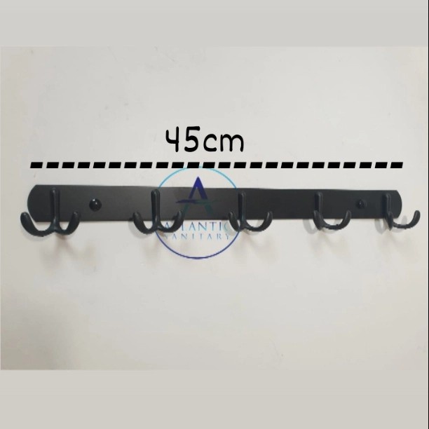 GANTUNGAN BAJU STAINLES HITAM/KAPSTOK STAINLES HITAM