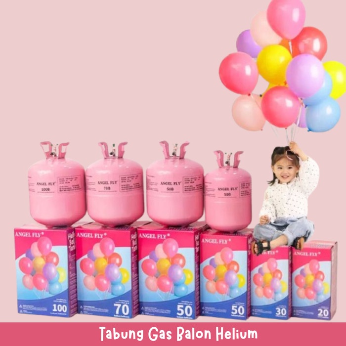TERBARU Tabung Gas Helium / Helium Balloon Tank BISA GRAB!