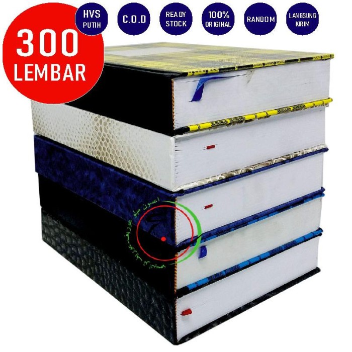 

1 Biji Buku Debur Tebal 300 Lembar Ukuran Sedeng 0Rin4L Kuat Hard Cover /Buku Tulis Sekolah Tebal