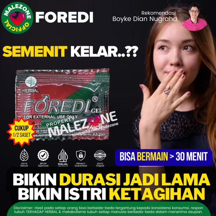 Obat Herbal Kuat Oles FOREDI Pria Dewasa Asli Original Tahan Lama