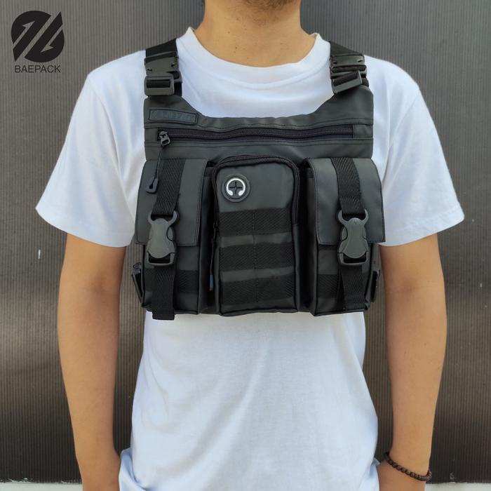 WTS- Baepack Tas Dada Pria Waterproof Anti Air Tactical Ala Brimob Military Tni Shaga