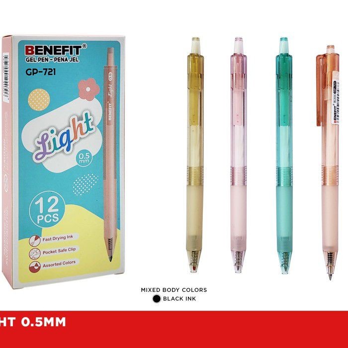 

Ready oke] ballpoint benefit gp 721 SATUAN warna macarun macaroon mata 05 quick dry