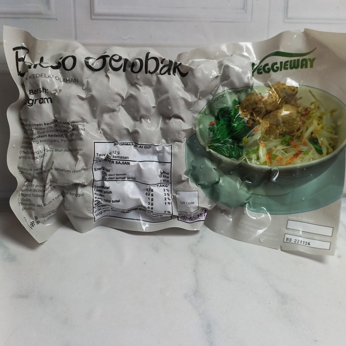 

Baso Bakso Gerobak Vegetarian Vegan VEGGIEWAY