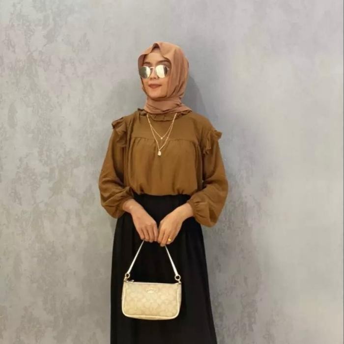 (Expert) DAISY BLOUSE ATASAN WANITA CRINKLE BLOUSE CRINKLE TERBARU