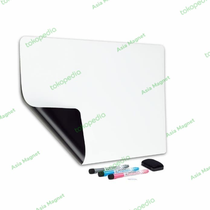 

Ready Magnet Rubber White Board Papan Tulis 100X60Cm Tebal 0.7Mm