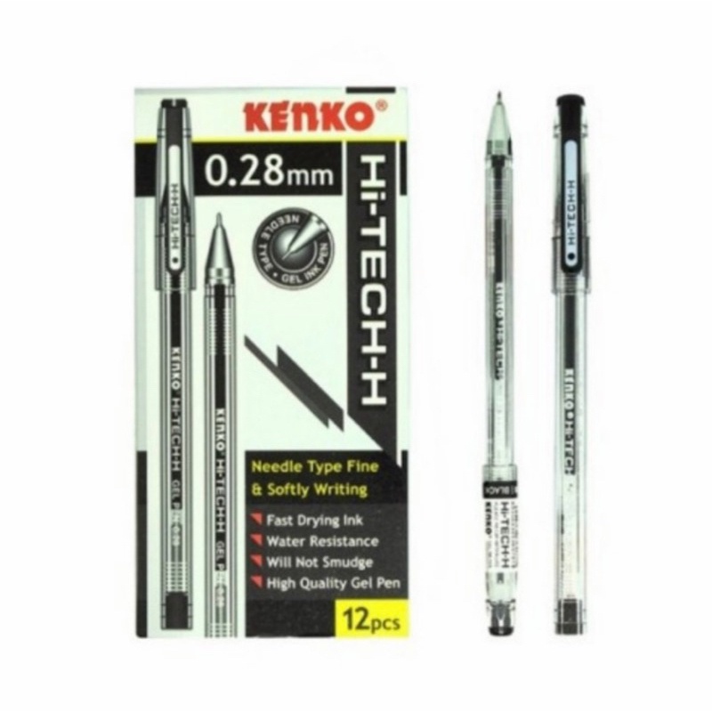 

Pulpen Kenko Hitech 0.28mm / Pulpen Gel Hi-Tech Murah (1 PAK) Dw05