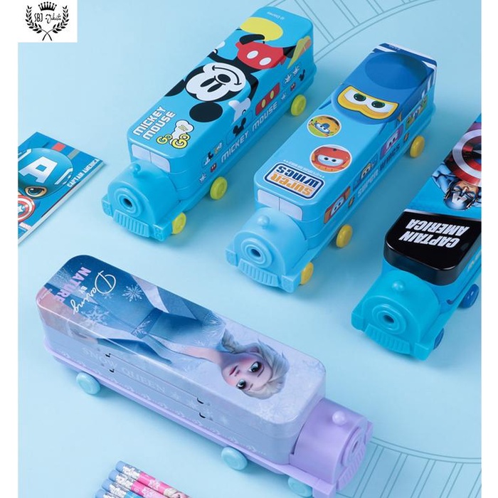 

Ready Tempat Pensil Kotak Pensil Bus Double Decker Metal Series Unik Lucu Alat Multifungsi Sekolah