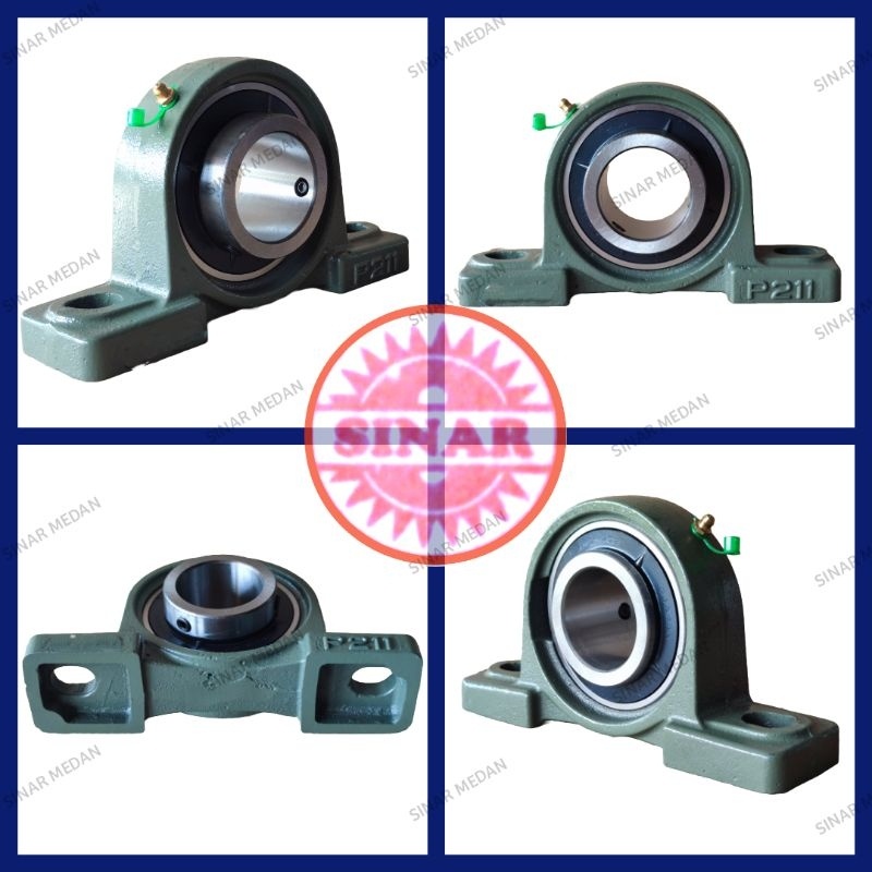 BEARING UCP211 PILLOW BLOCK UCP 211 LAHAR DUDUK UCP211-32 2 INCI 1 PC