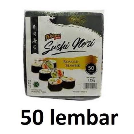 

Kuliner.Kita Tokinori Sushi Nori 50 Sheet ( Halal ) Roasted Seaweed